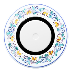 keramika, habánský vzor - LED stmívač černý/bílý