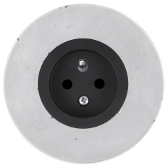 concrete - outlet cover blackmatt